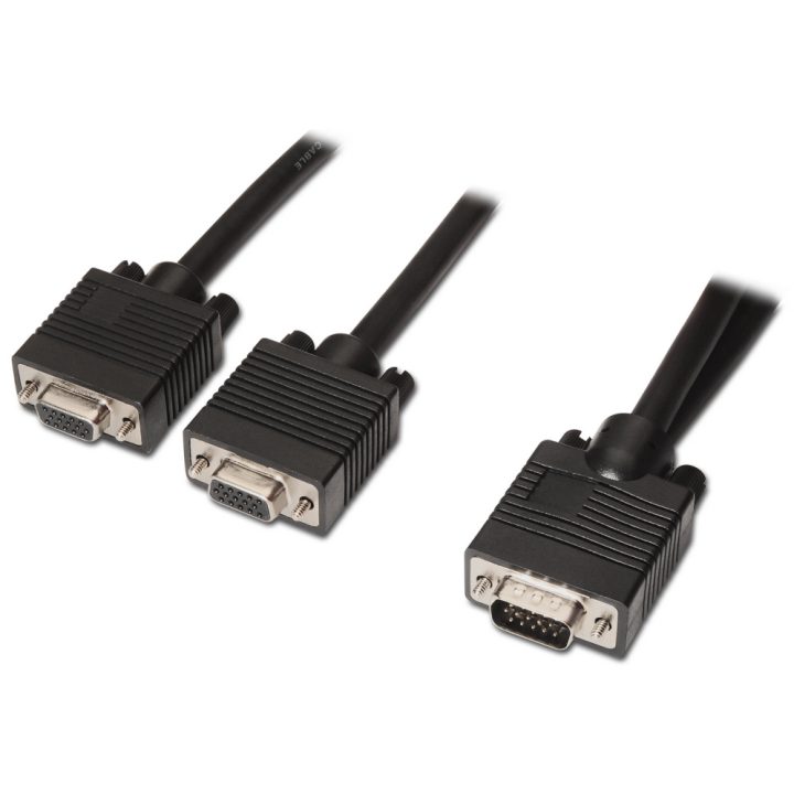 AISENS A113-0081 cabo VGA 0,45 m VGA (D-Sub) 2 x VGA (D-Sub) Preto