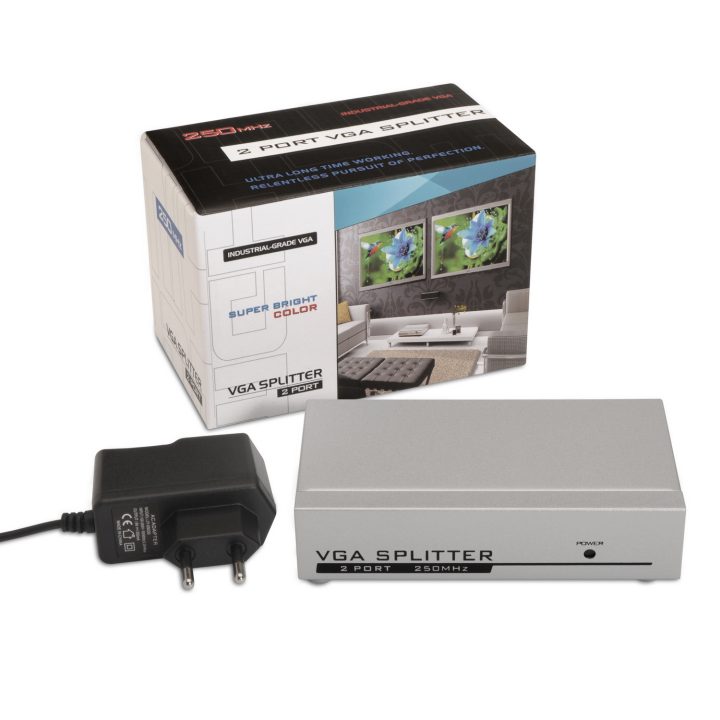 AISENS A116-0084 VGA 2x VGA Video Splitter