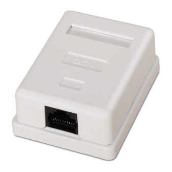 AISENS A139-0301 caja de conexiones de red Cat6 Blanco
