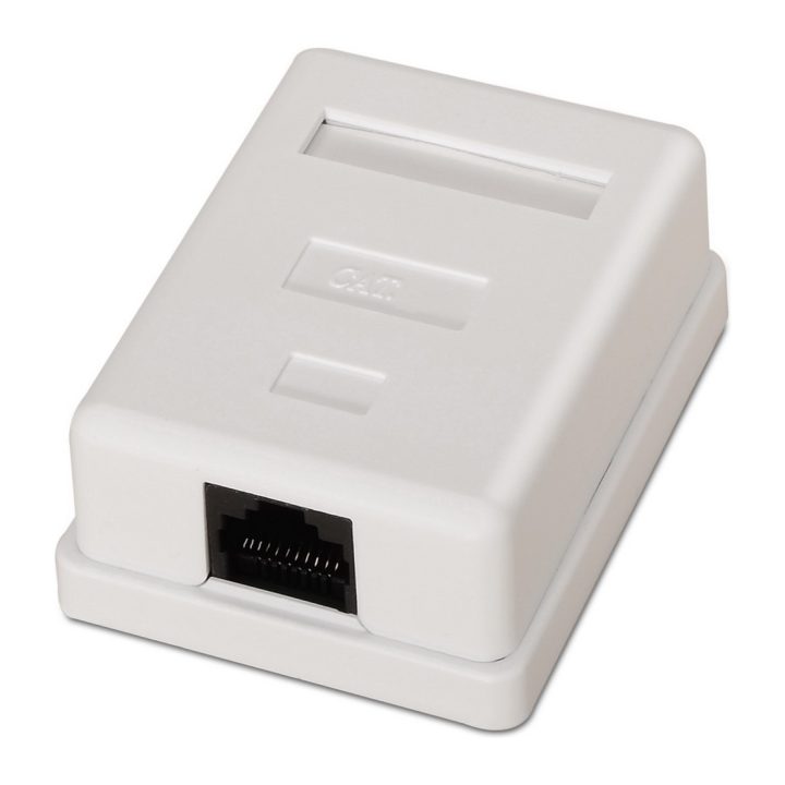 AISENS A139-0301 caja de conexiones de red Cat6 Blanco