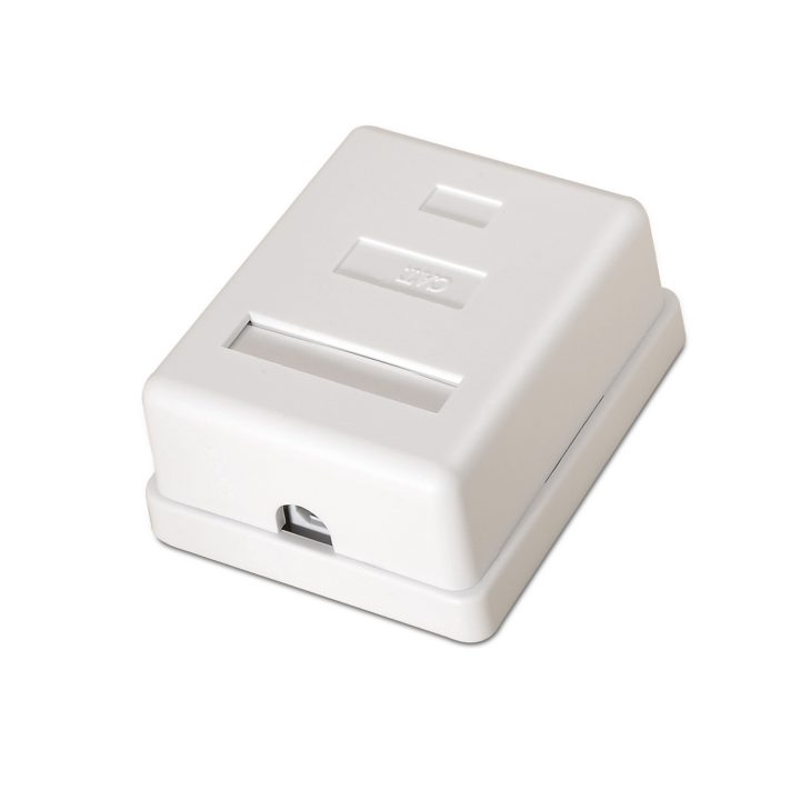 AISENS A139-0301 Cat6 Network Connection Box White