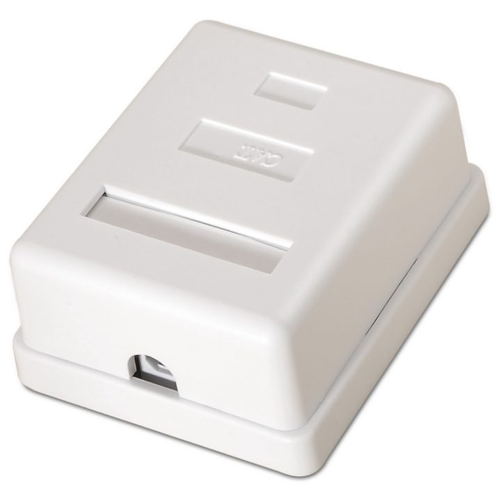 AISENS A139-0301 caja de conexiones de red Cat6 Blanco