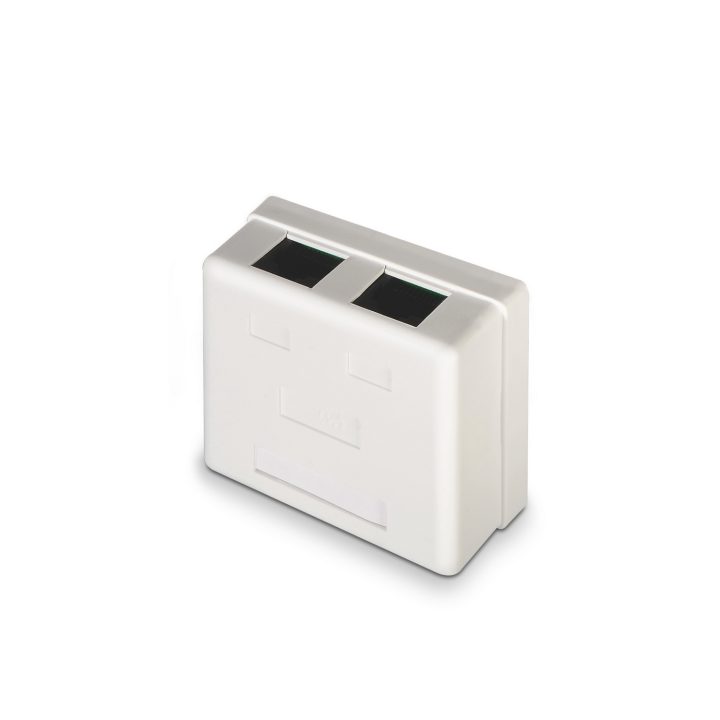 AISENS A139-0302 Cat6 Network Connection Box White