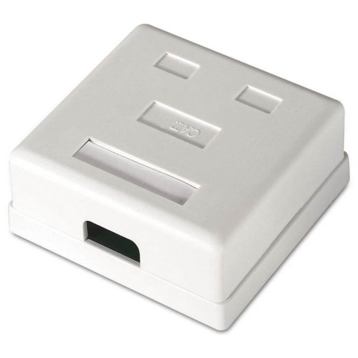AISENS A139-0302 caja de conexiones de red Cat6 Blanco