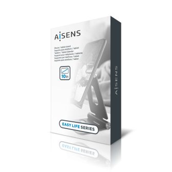 AISENS Adjustable XL Desktop Stand (2 Hinges) for Mobile / Tablet…