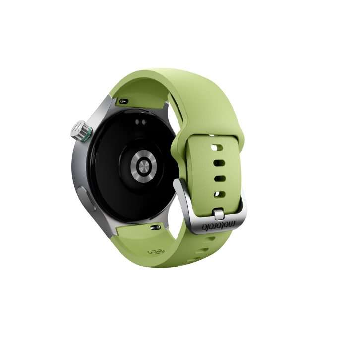 Motorola Moto Watch 1,43" OLED 47 mm Ecrã tátil Prata GPS (satélite)