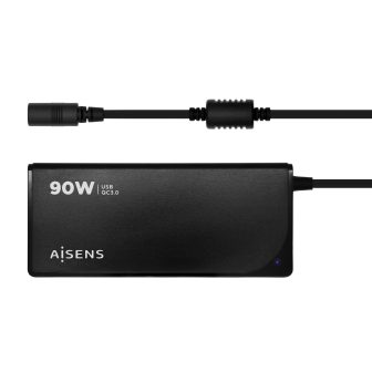 AISENS ASLC-90WAUTO-BK Car Adapter and Power Inverter Indoor 90 W…