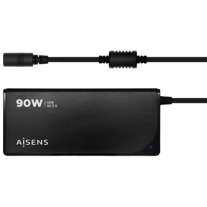 AISENS ASLC-90WAUTO-BK adaptador e inversor de corrente Interior 90 W…