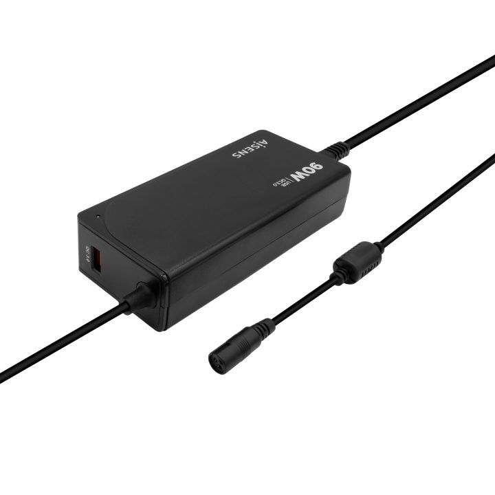 AISENS ASLC-90WAUTO-BK adaptador e inversor de corrente Interior 90 W…