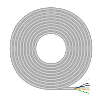 AISENS Cable de Red RJ45 Cat.6 UTP Rigido AWG23 CCA (aleacion), Gris…