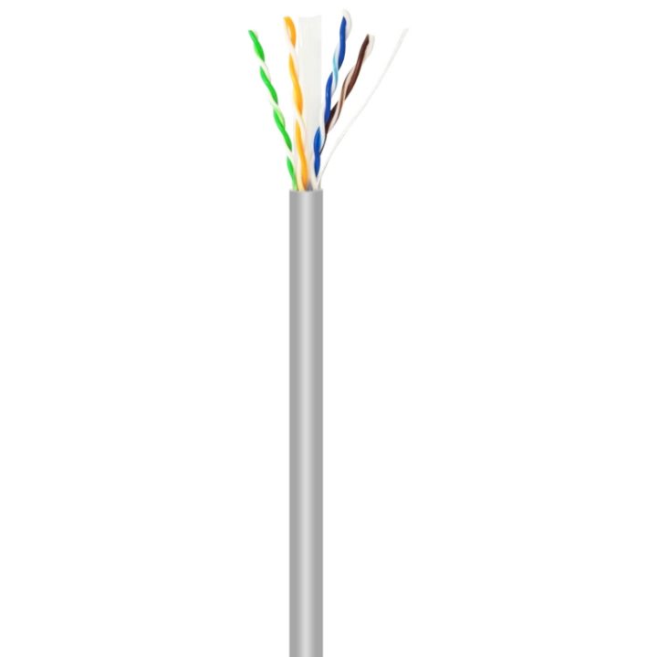 AISENS RJ45 Network Cable Cat.6 UTP Rigid AWG23 CCA (alloy), Gray…