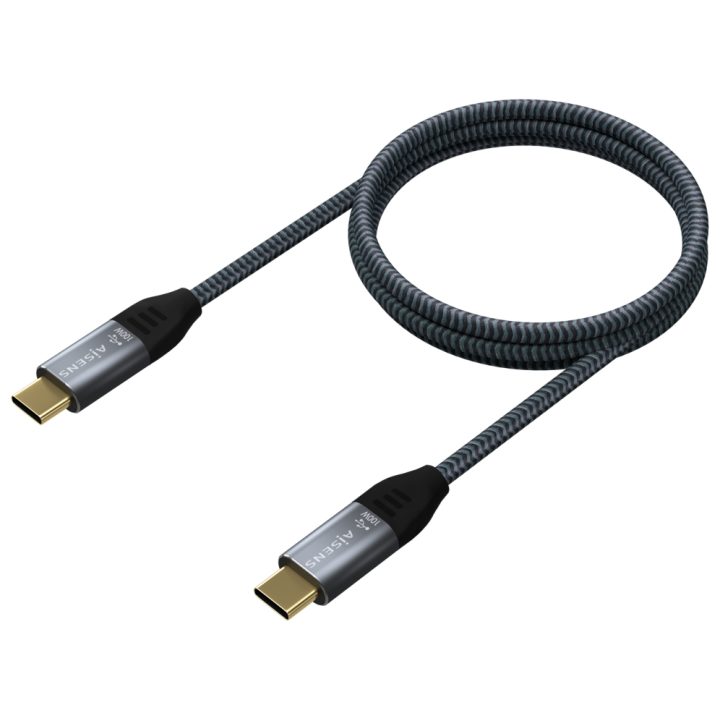 Cabo USB AISENS 3.2 Gen2x2 Alumínio 20Gbps 8K@30Hz 5A 100W E-Mark…