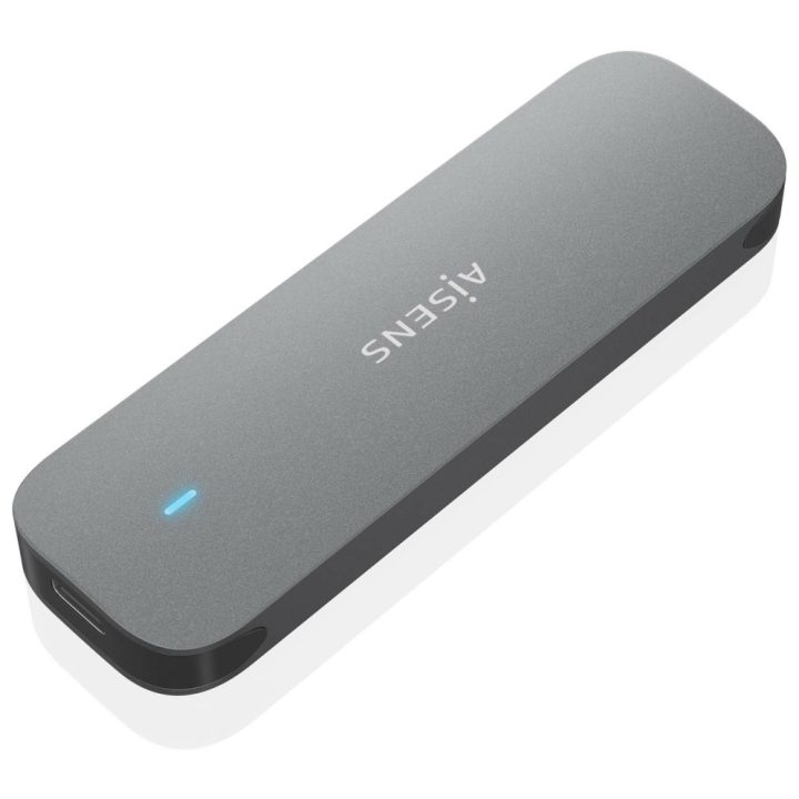 AISENS Caja Externa M.2 (NGFF) ASM2-006GRY SATA a USB3.1 Gen1, Gris