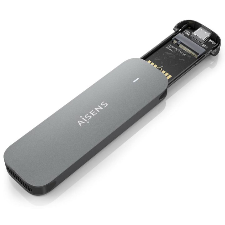 AISENS Caixa Externa M.2 (NGFF) ASM2-006GRY SATA para USB3.1 Gen1…