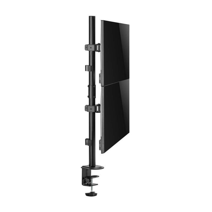 AISENS Eco Rotating and Tilting Desktop Stand for 2 Monitors/TVs 9kg…