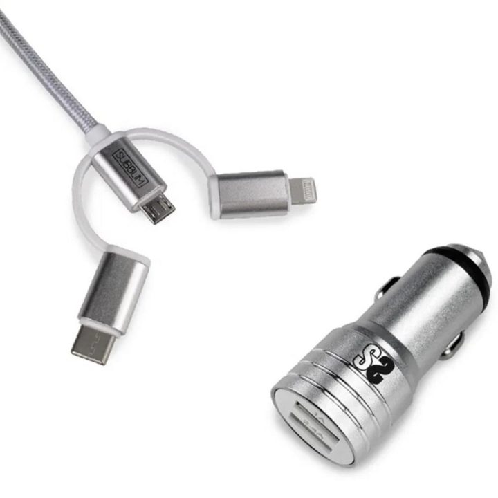 Carregador de carro Subblim 12W USB tipo A (SUB-CHG-4CC001)