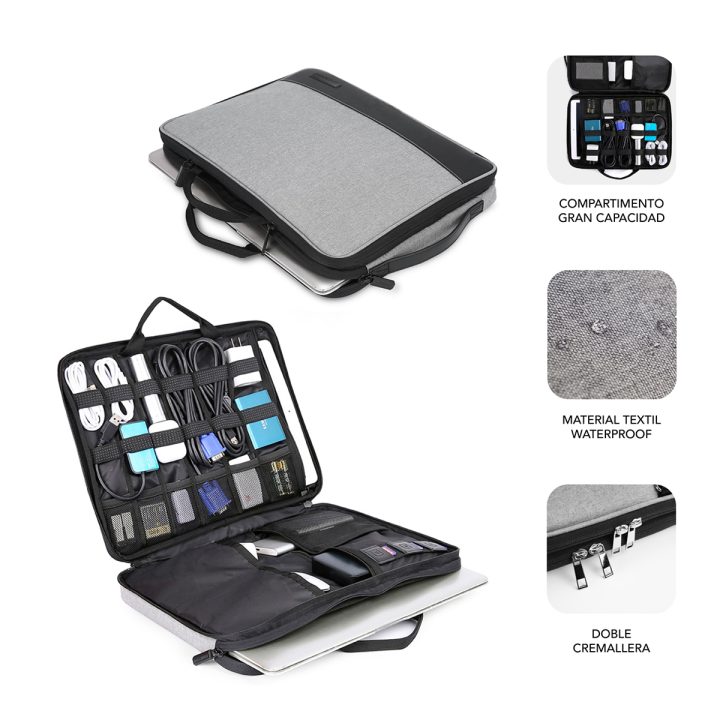 Subblim Advance Laptop Sleeve 13.3-14" Gray (SUB-LS-2AS0001)