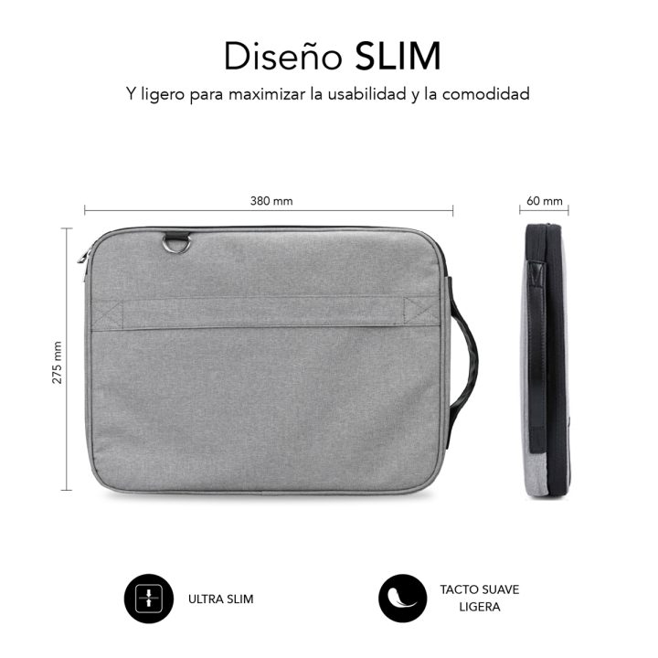 Subblim Advance Laptop Sleeve 13.3-14" Gray (SUB-LS-2AS0001)
