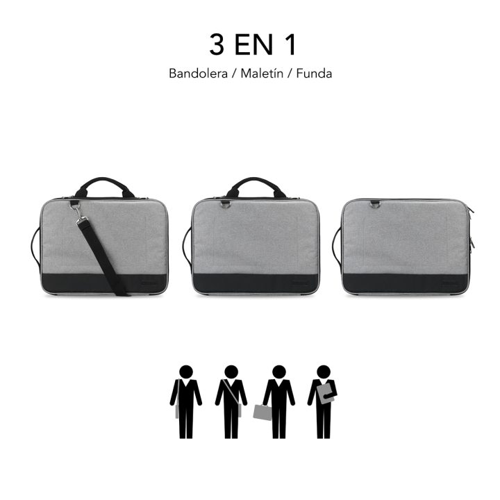 Subblim Capa para portátil advance laptop sleeve 13,3-14" cinzento…