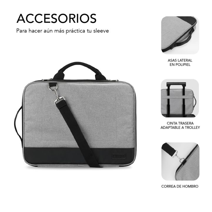 Subblim Advance Laptop Sleeve 13.3-14" Gray (SUB-LS-2AS0001)