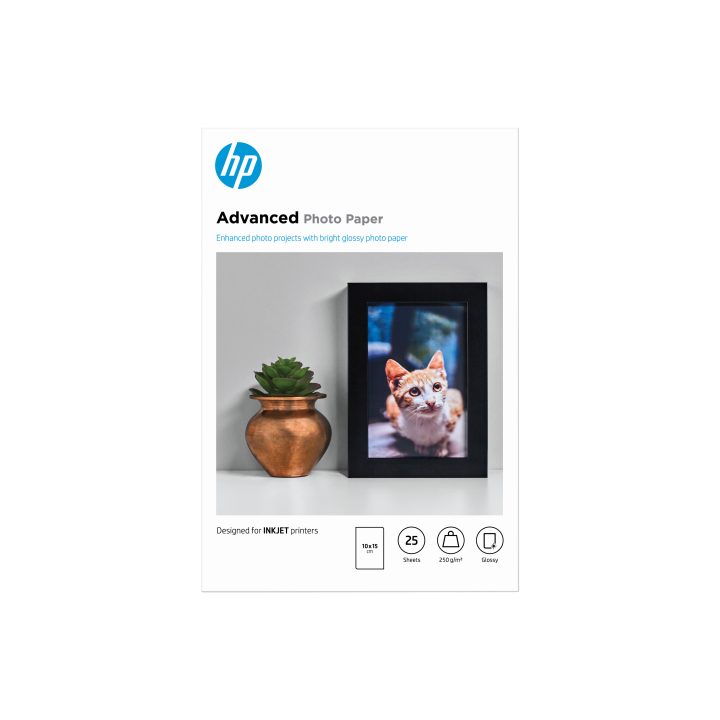 HP Advanced Photo Paper, glossy, 250 g/m2, 10 x 15 cm (101 x 152 mm)…