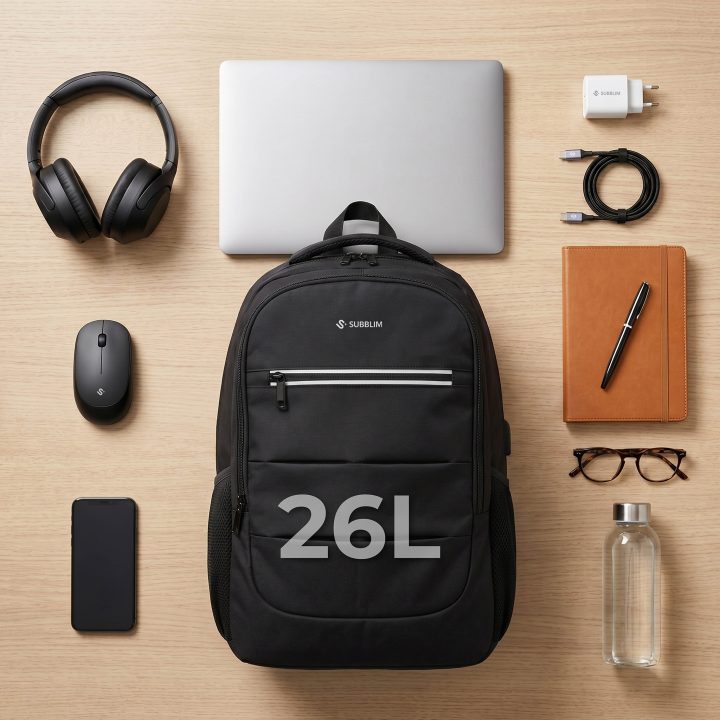 Subblim City Plus Backpack 16" 26L Black (SUBBP-2CPB100)