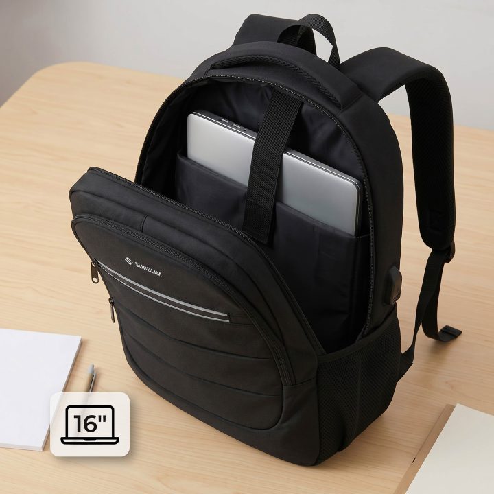 Mochila Subblim City Plus Backpack 16" 26L Preto (SUBBP-2CPB100)