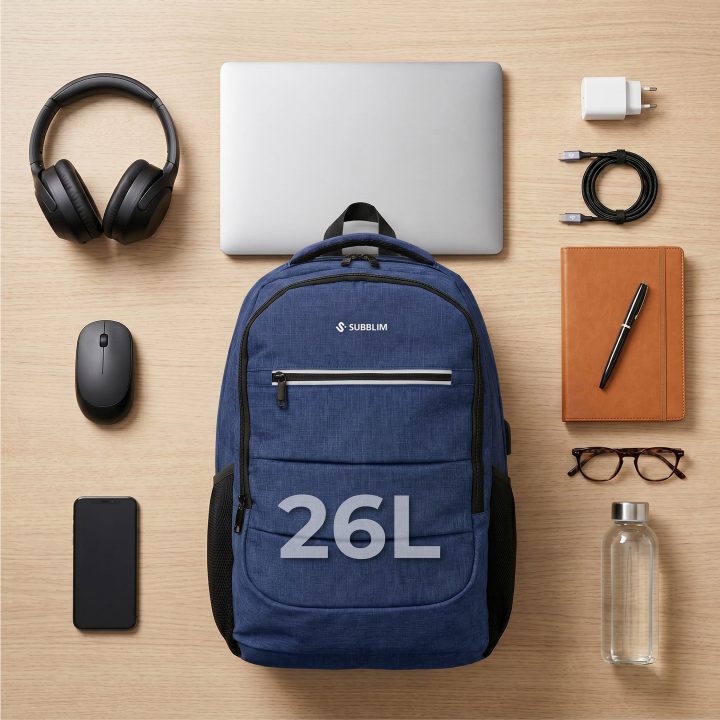 Subblim City Plus Backpack 16" 26L Blue (SUBBP-2CPB102)