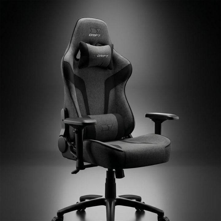 Cadeira de gaming Drift DR90XXL cinzenta