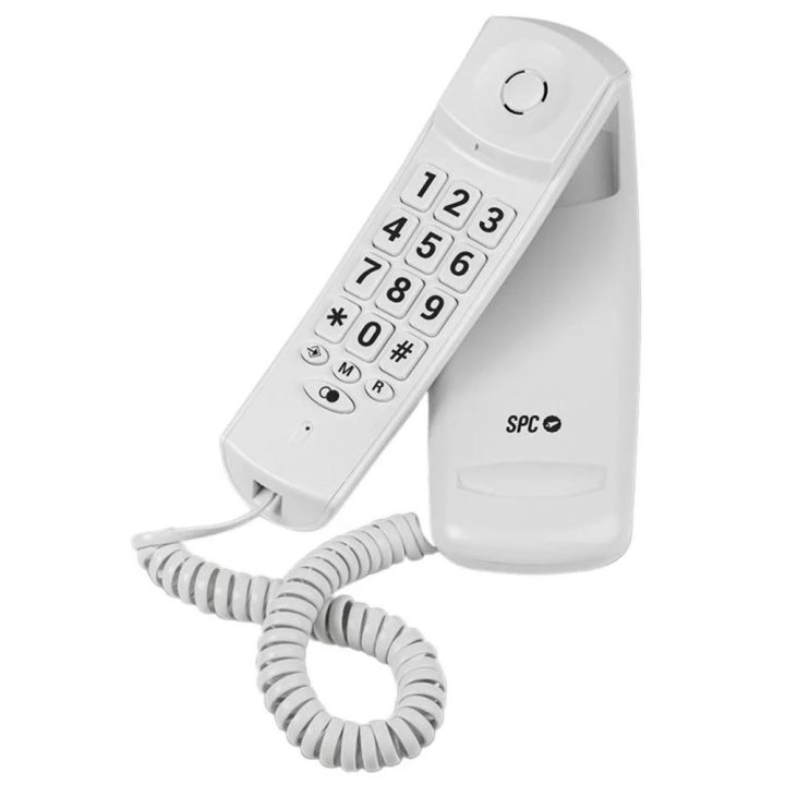 Telefone fixo Spc original lite 2 branco-tecla r-10 memórias…