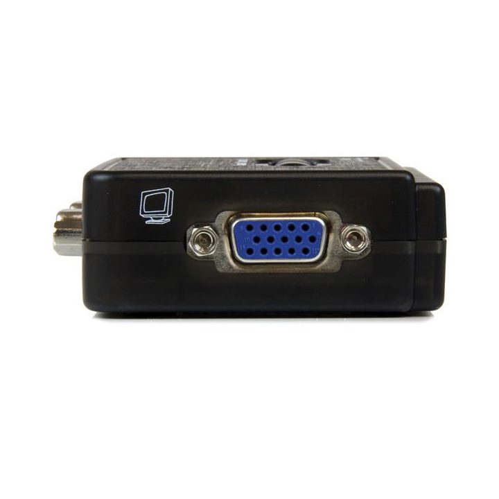 StarTech.com All-in-One 2-Port KVM Switch Kit - USB - VGA Audio and…