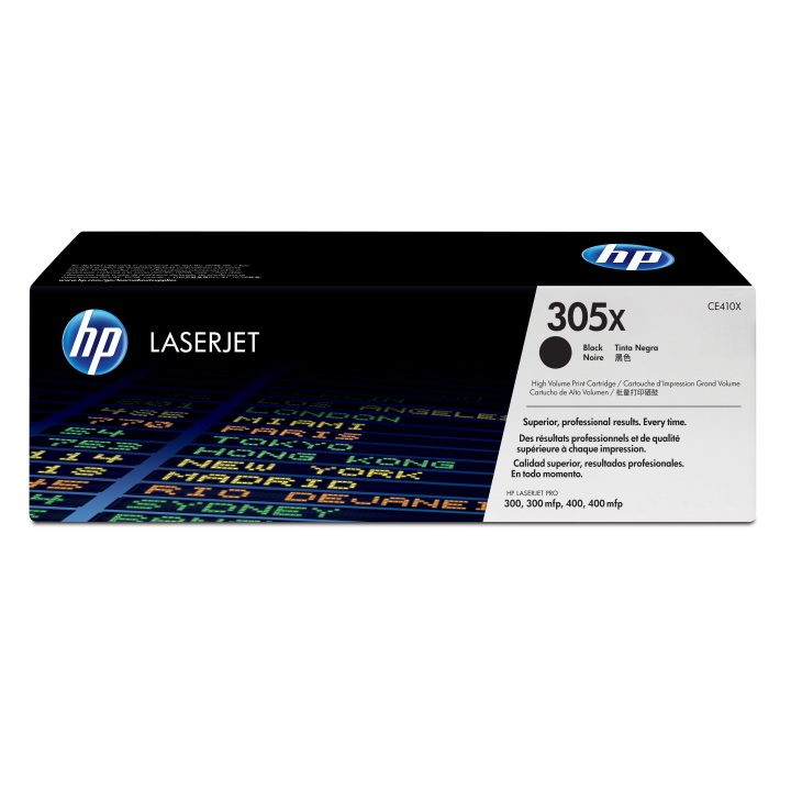 HP Cartucho de toner original LaserJet 305X de alta capacidade preto