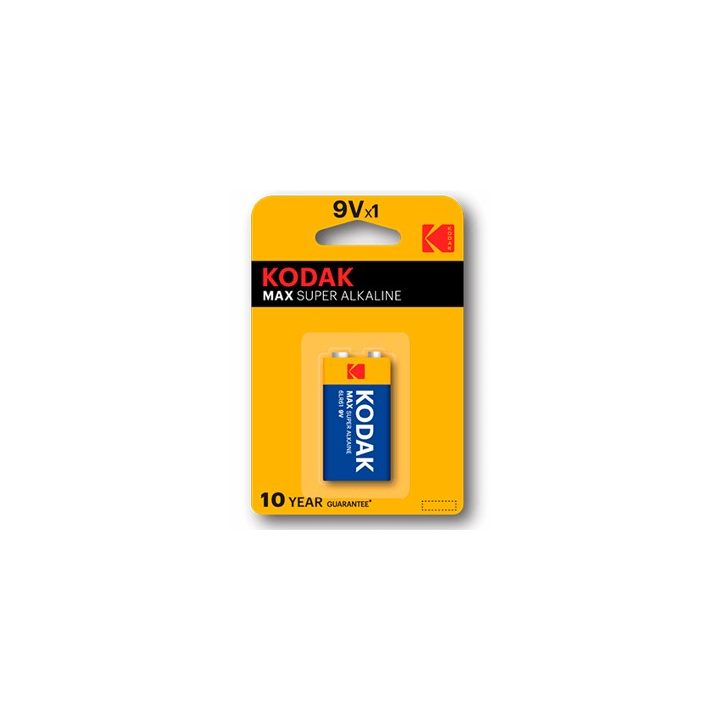Blister pilas Kodak alcalina max 6LR61 9V