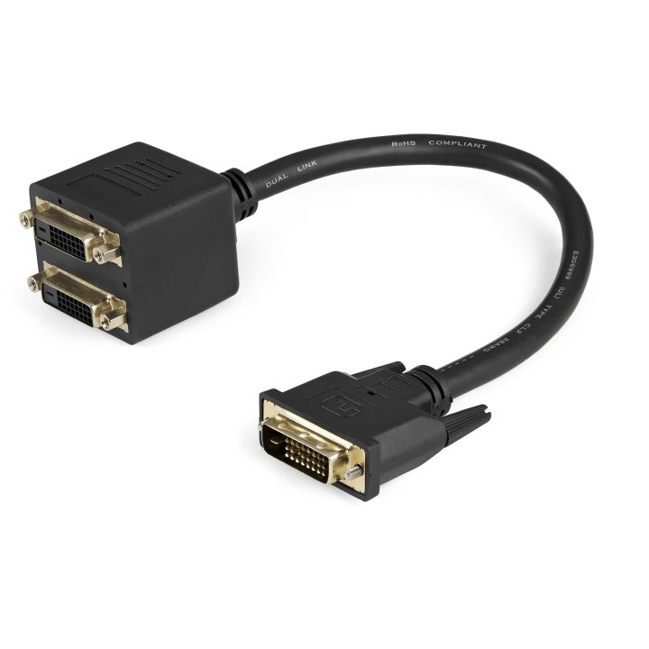 StarTech.com Cable Duplicador Divisor de Vídeo DVI-D de 2 Puertos…