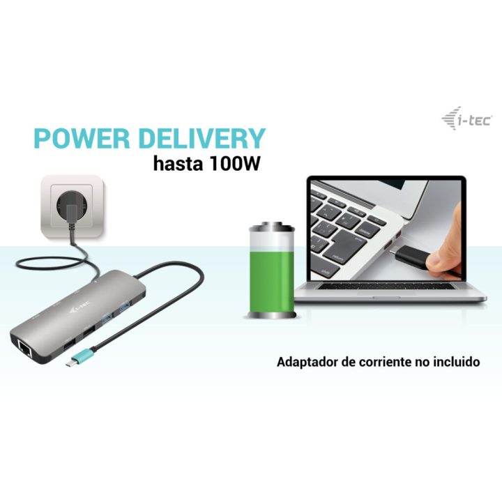 i-tec USB-C Metal Nano 2x Display Docking Station + Power Delivery…