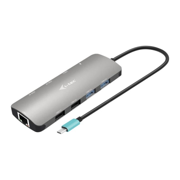 i-tec USB-C Metal Nano 2x Display Docking Station + Power Delivery…