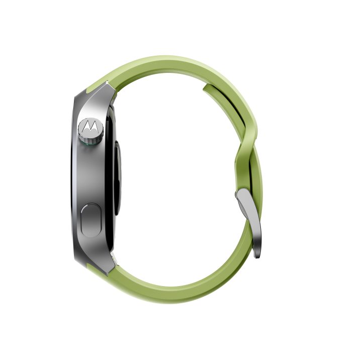 Motorola Moto Watch 1.43" OLED 47 mm Digital Touchscreen Silver GPS…