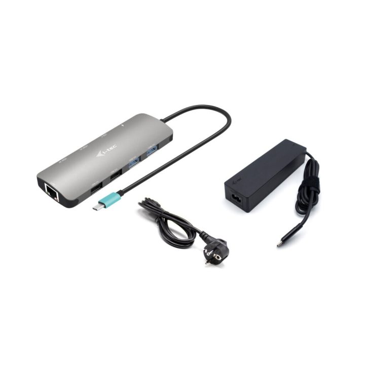 i-tec Metal USB-C Nano 2x Display Docking Station with PD 100 W +…
