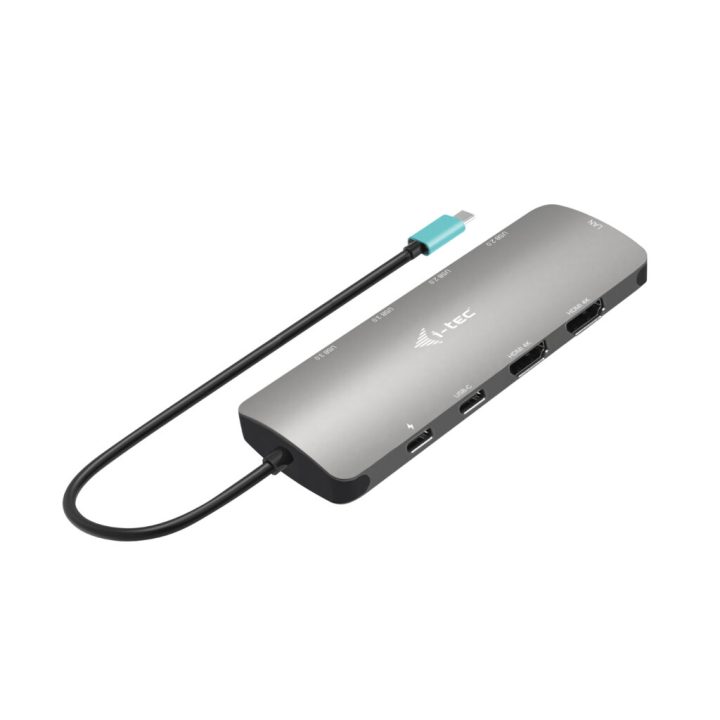 i-tec Metal USB-C Nano 2x Display Docking Station with PD 100 W +…