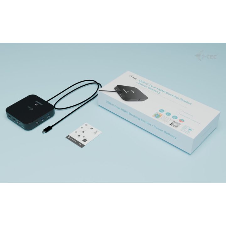Estação de ancoragem i-tec USB-C com duplo HDMI e Power Delivery 100 W