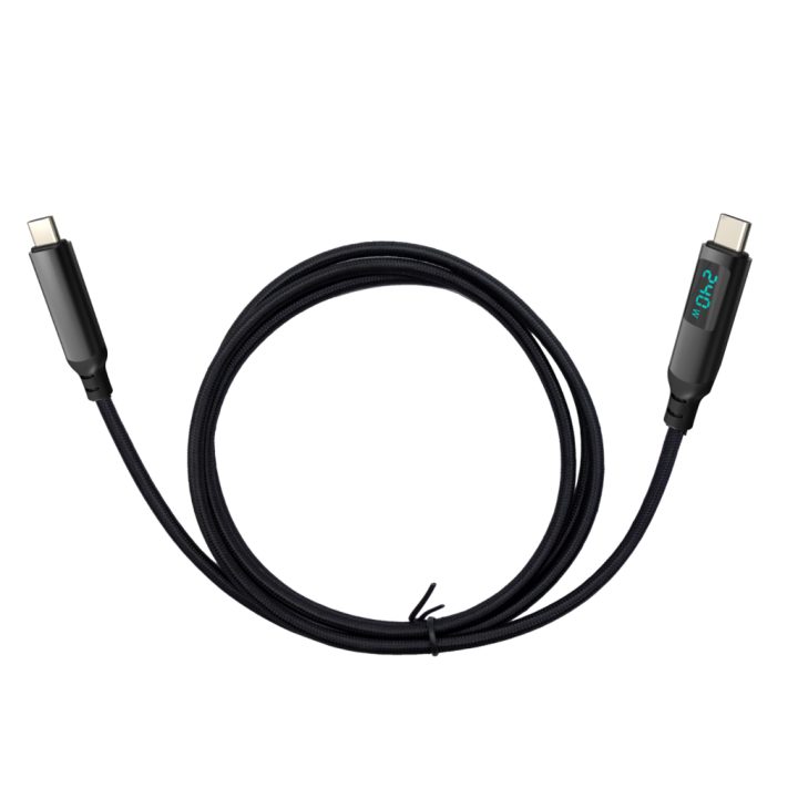 i-tec Thunderbolt 4/USB4 Class Pro Cable 240W with LCD (40 Gbps, 150…