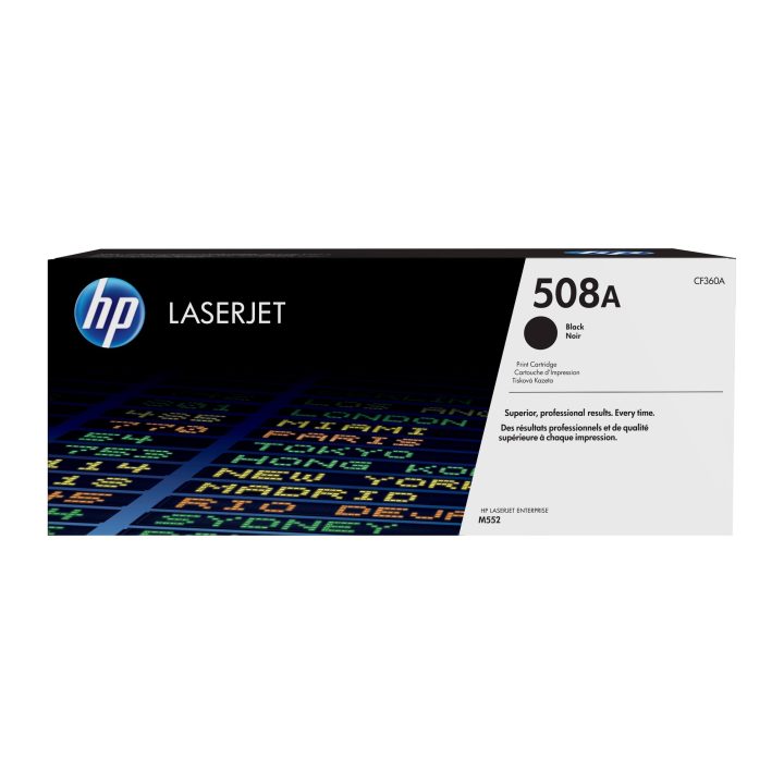 HP Cartucho de tóner original LaserJet 508A preto