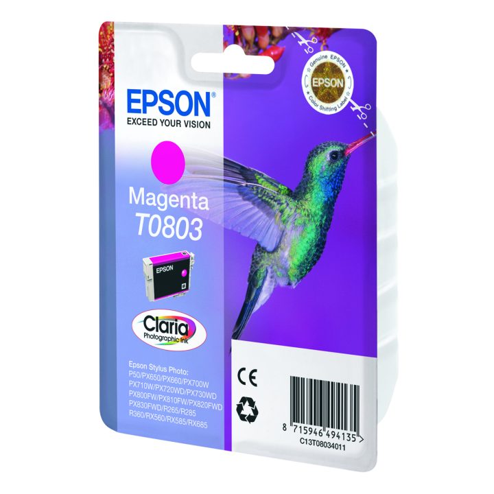 Cartucho Epson Hummingbird T0803 magenta