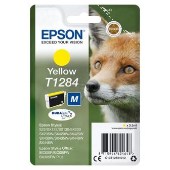 Epson T1284 Yellow Ink Cartridge (C13T12844012)
