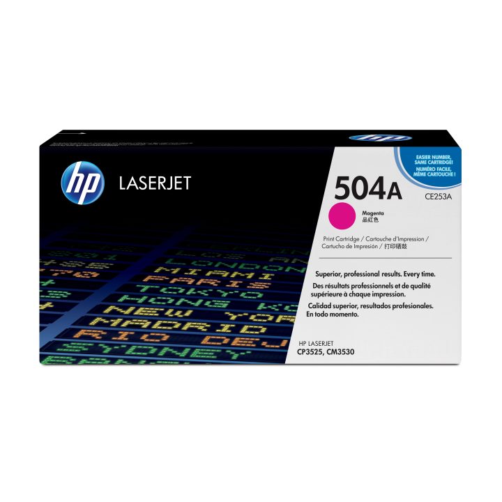 HP Original LaserJet 504A Magenta Toner Cartridge