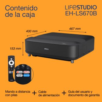 Epson Lifestudio Grand EH-LS670B - Metallic Black