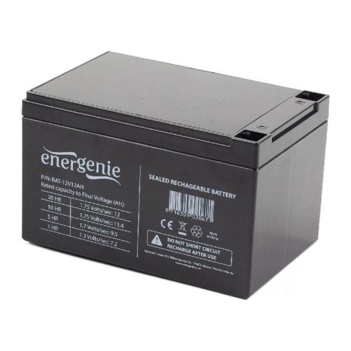 Gembird BAT-12V12AH UPS System Battery Sealed Lead Acid (VRLA) 12 V…