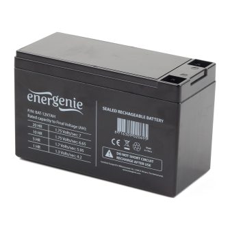 Gembird BAT-12V7AH - UPS Battery - 1 x 7 Ah Sealed Lead Acid (VRLA)…