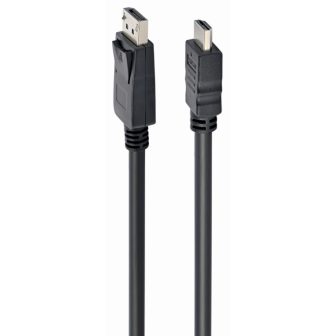Gembird DisplayPort - HDMI, 3m HDMI Type A (Standard) Black…