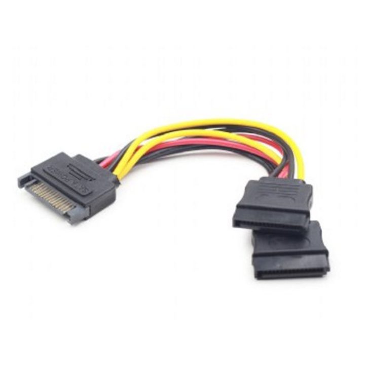 Gembird CC-SATAM2F-01 cabo SATA 0,15 m SATA de 15 pinos 2 x SATA de…